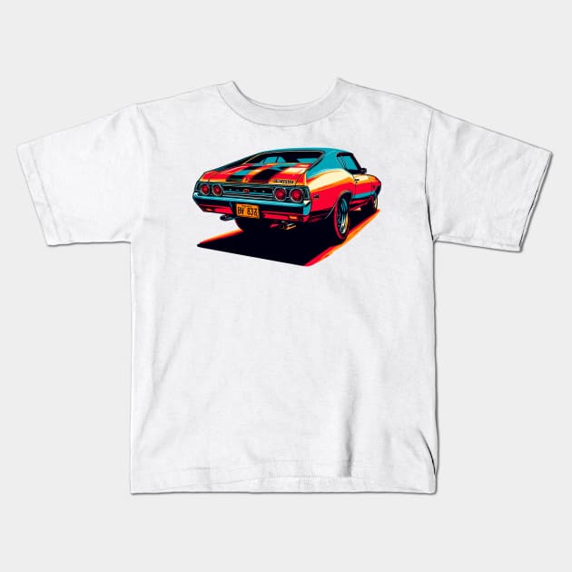 Chevrolet Chevelle Kids T-Shirt by Vehicles-Art